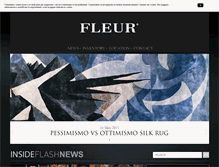 Tablet Screenshot of fleurluxuryliving.com